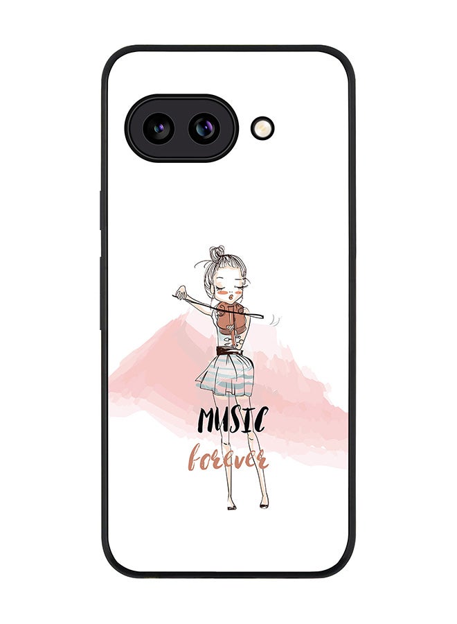 Stylizedd For Google Pixel 9a Case,Slim fit Camera Protection, Shockproof Thin Phone cover  - Music Forever