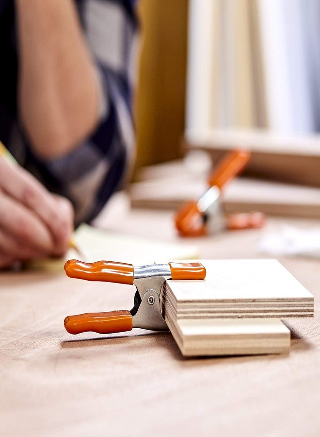 Pony Jorgensen 3201-HT Pony Spring Clamp, 1-Inch, Silver/Orange - Image 4