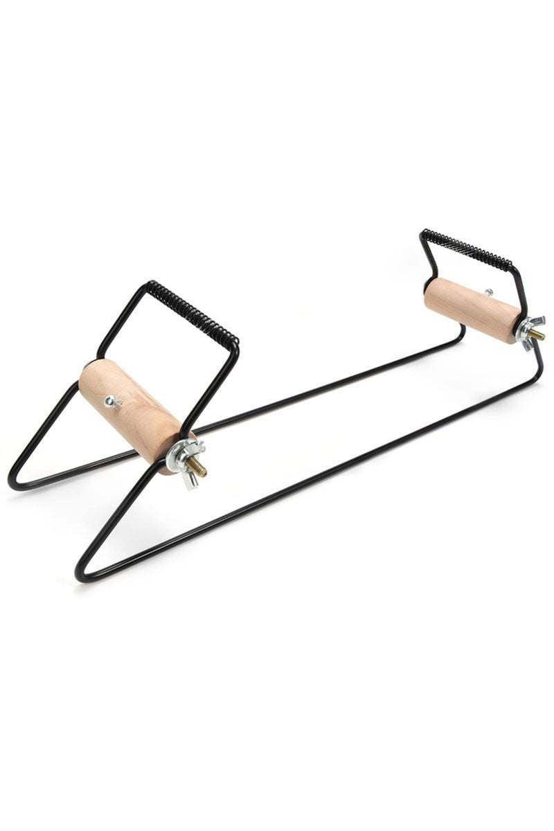 نول حياكة أسود سهل الاستخدام، أداة يدوية الصنع مع شريط مطاطي، خرز زجاجي تشيكي، إبرة لـ