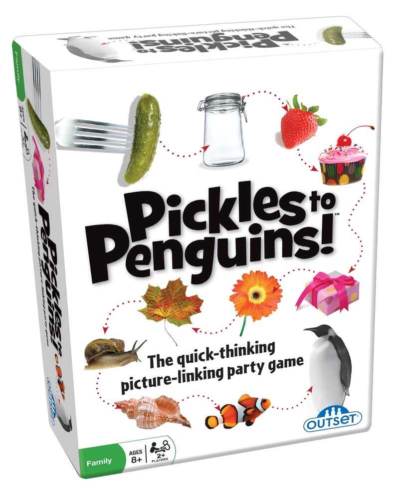 Outset Media Pickles to Penguins! The Quick-Thinking Picture-Linking Party Game - for 2 or More Players Ages 8 and up by Outset - Image 2