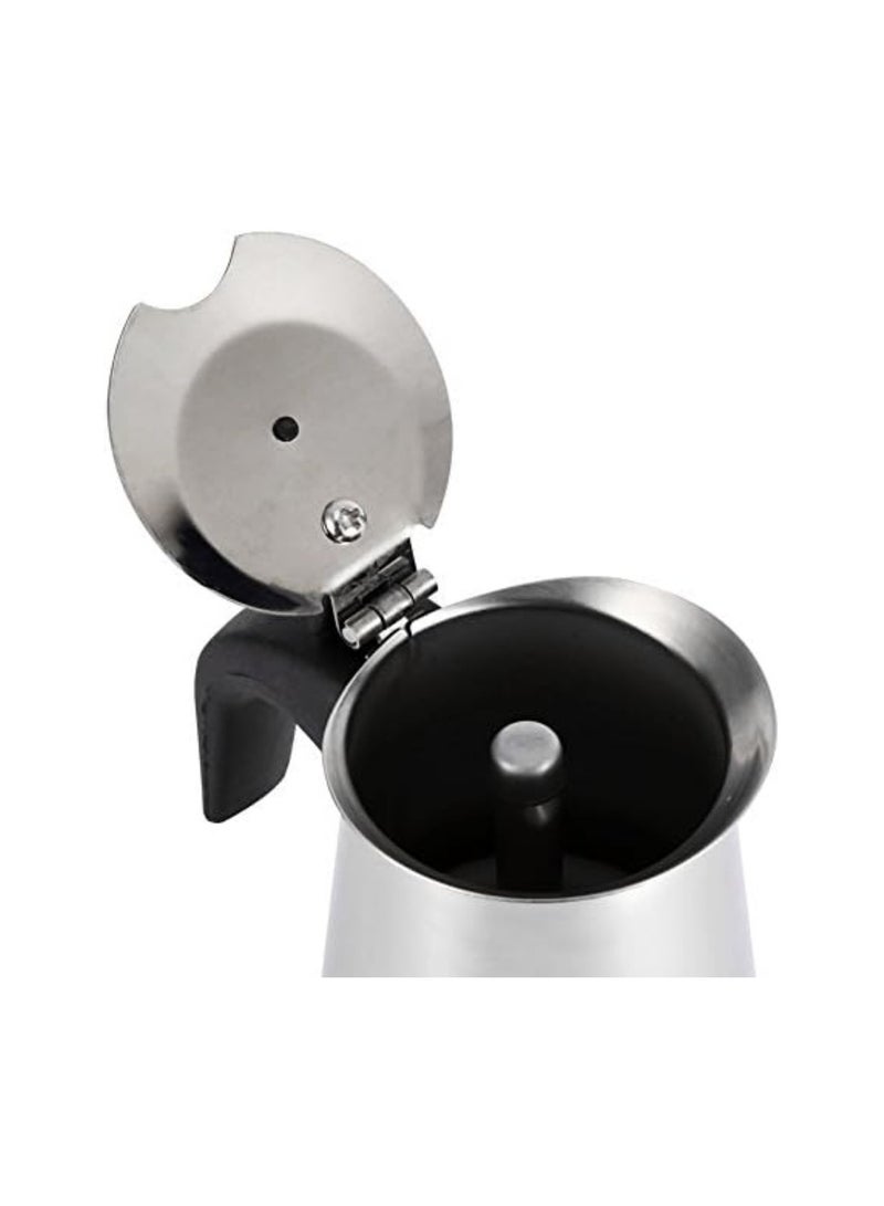 Coffee maker Moka Pot, 2/4/6/9/12 Cups Stainless Steel Cafe Percolator Maker, Italian coffee machine Fit Induction Cookers Coffeeware  - Image 5