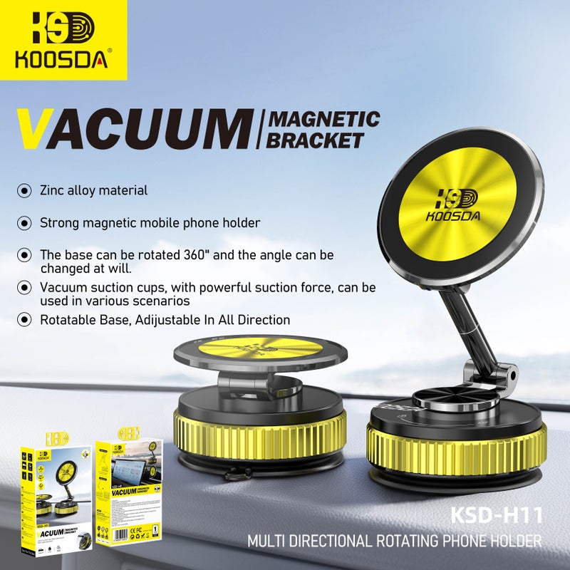 KOOSDA Adjustable & Secure KSD-H11 Rotating Phone Holder Perfect for Desk Car, and Travel - Image 1