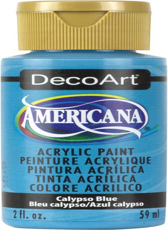 DecoArt Americana Acrylic Paint, 2-Ounce, Calypso Blue - Image 1