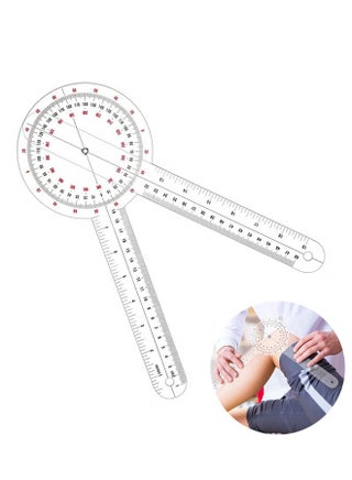 12 Inch Goniometer Transparent Orthopedic Angle Ruler Plastic Goniometer 360 Degree for Body Measuring Tape Goniometer Protractor Ruler - pzsku/Z2632DE5AE73B3983D1E3Z/45/_/1717567644/1c911e92-54e5-4ff4-b782-5afea2c6e839
