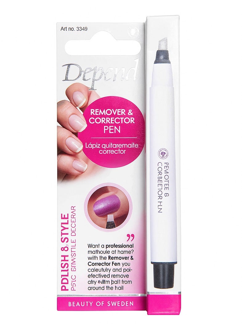 دبيند قلم لإزالة و تصحيح طلاء الأظافر