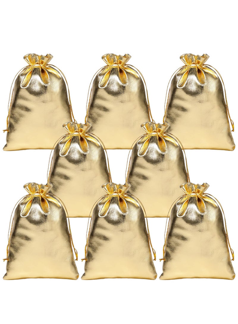 100 Pack Drawstring Pouch Bags 5 x 7 Inches for Jewelry Watches Earrings Bracelets Lipstick Baby Showers Weddings Party Favors Cookies and Candy Bags.  - Image 1