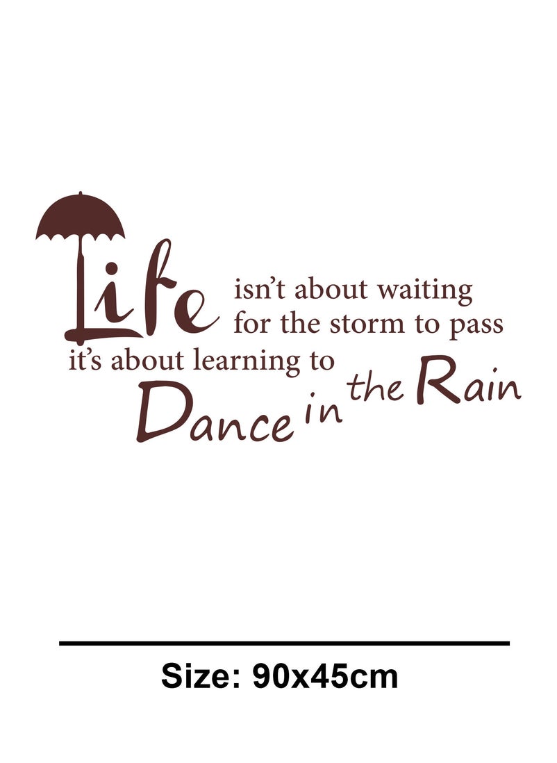 Spoil Your Wall Life isn't About Waiting Quote  Wall Decal - Wall Arts Home Décor - Wall Sticker, 90x45 cm by Spoil Your Wall  - Image 3