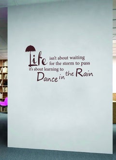 Spoil Your Wall Life isn't About Waiting Quote  Wall Decal - Wall Arts Home Décor - Wall Sticker, 90x45 cm by Spoil Your Wall  - Image 2