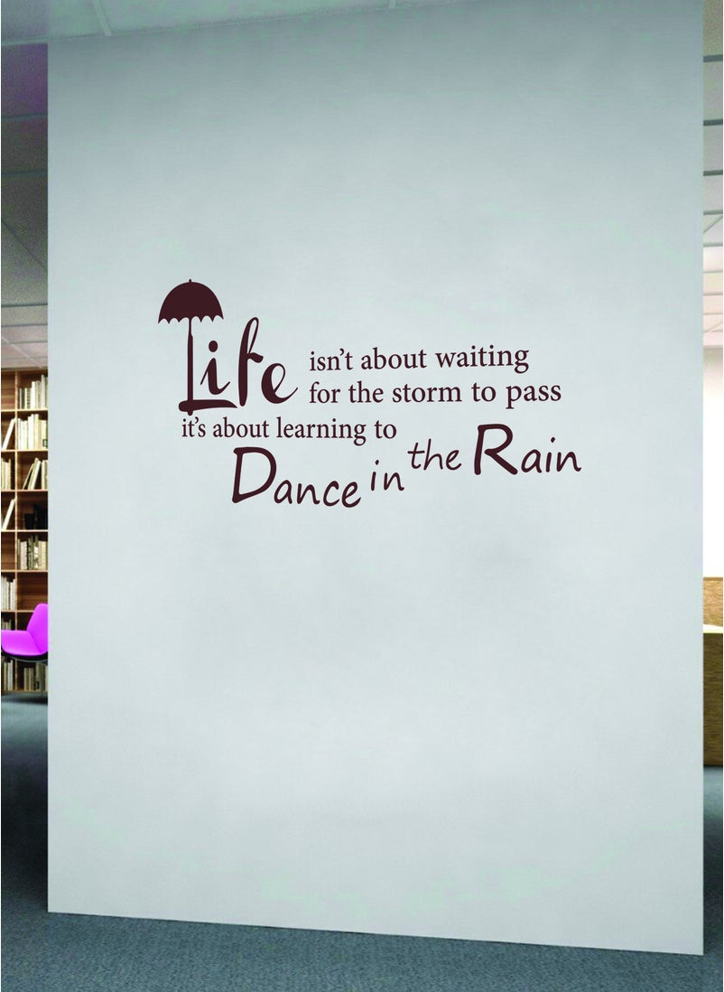 Spoil Your Wall Life isn't About Waiting Quote  Wall Decal - Wall Arts Home Décor - Wall Sticker, 90x45 cm by Spoil Your Wall  - Image 2