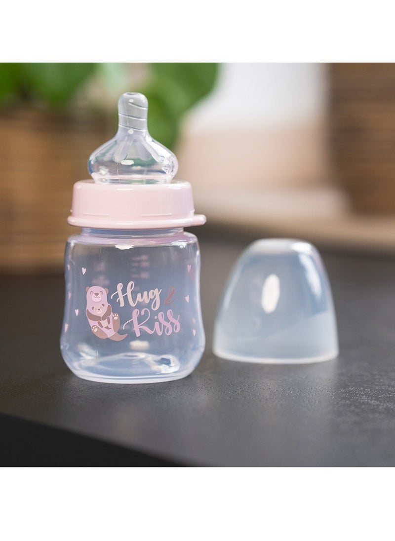 nip Nip Wide Neck PP Bottle / Round Teat-S / Silicone / Pink 150ml  - Image 3
