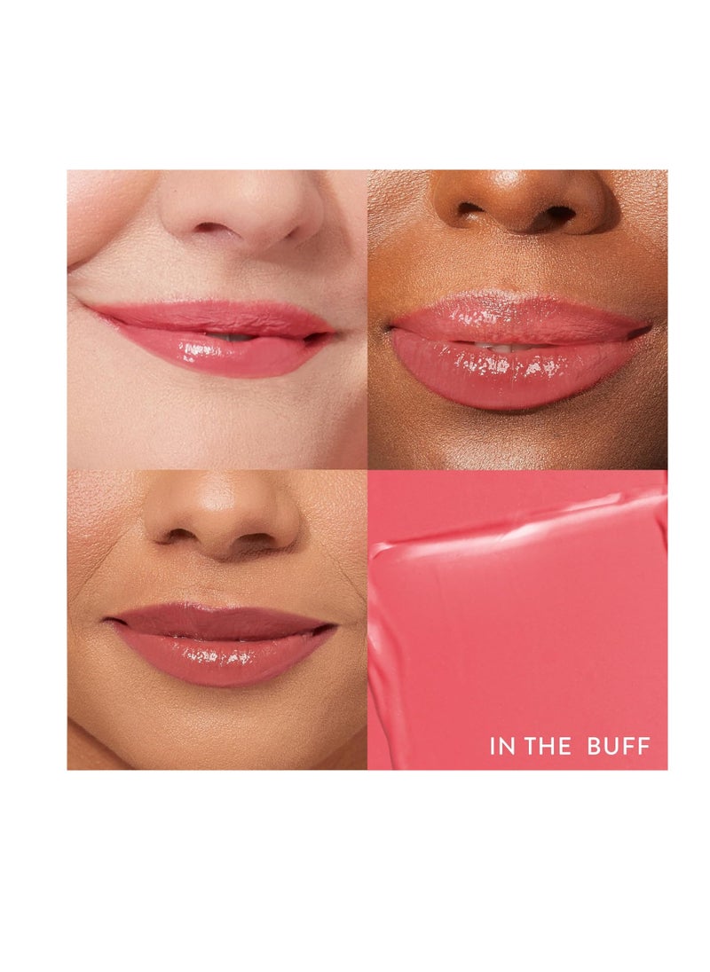 LAURA GELLER NEW YORK - LAURA GELLER NEW YORK Jelly Balm Moisturizing Tinted Lip Balm - In the Buff - Hydrating Vitamin E - Semi-Shine Finish - Image 1
