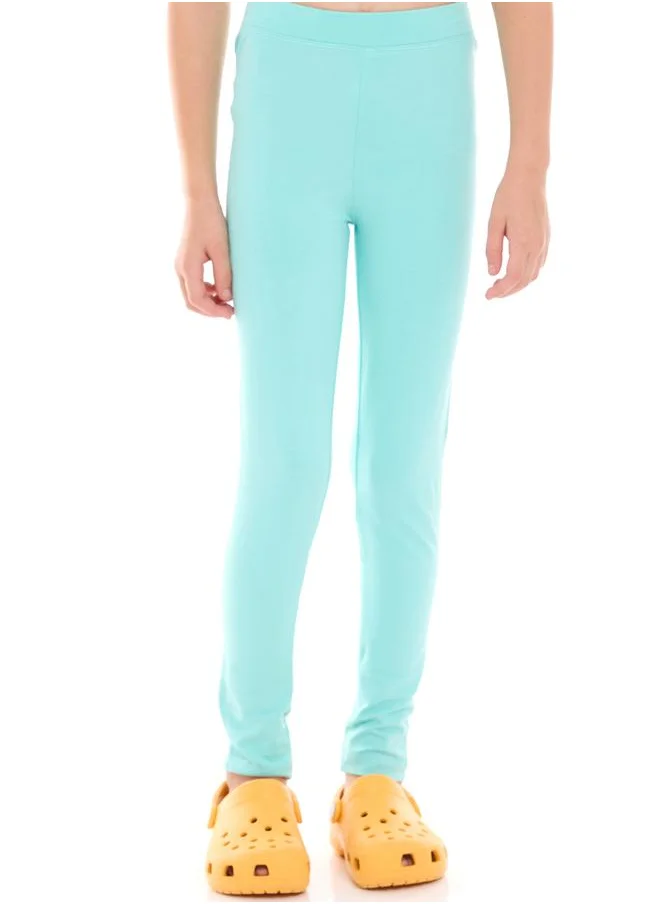 victor and jane Frill Sleeves Graphic Top & Leggings Set by Styli
