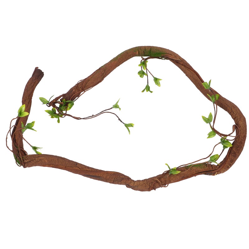 Artificial Tree Twig Fake Cane Vine Branch Leaves Wrapped Vine Pendant - Image 1