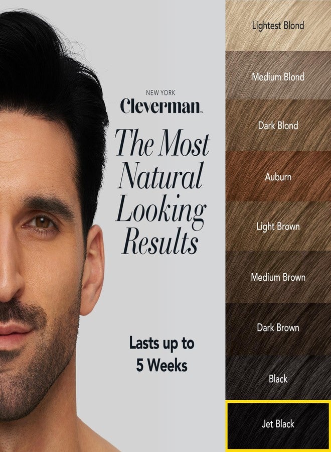CLEVERMAN Jet Black Hair & Beard Dye for Men, All-in-One Reusable Kit - Permanent, Ammonia-Free, Professional-Quality and Natural-Looking Gray Coverage for Hair, Beard & Mustache - Image 2