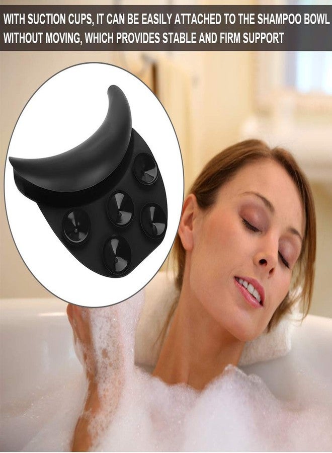 DEWIN Salon Neck Rest Cushion, Hair Washing Silicone Neck Support Rest Cushion, Neck Pillow for Sink Salon Spa Shampoo Bowl Gripper - Image 3