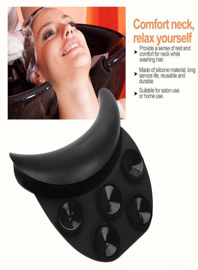 DEWIN Salon Neck Rest Cushion, Hair Washing Silicone Neck Support Rest Cushion, Neck Pillow for Sink Salon Spa Shampoo Bowl Gripper - Image 4