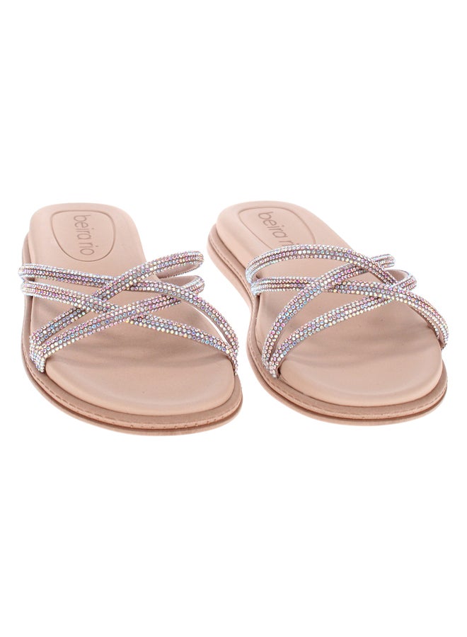 Beira Rio Embellished Flat Sandals - Image 3