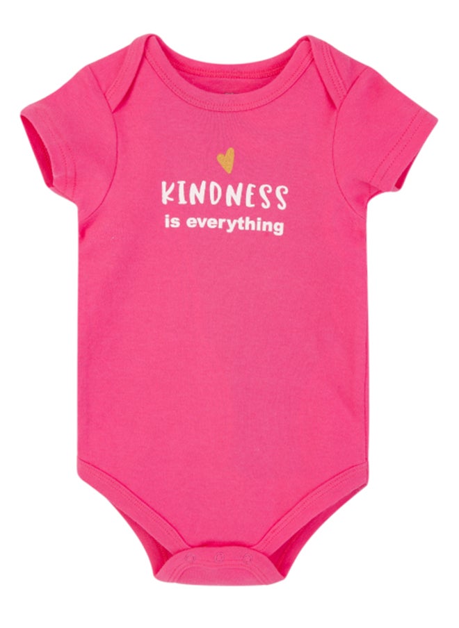 hudson baby Baby Bodysuit 3 Pieces Set Short Sleeve Unicorn, 0 - 3 Months  - Image 3
