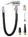 LUMITECO Quick Connect Tire Chuck Hose Tire Valve Extension Tube wPresta Valve Air Pump Ball Needle Set Air Inflator Pump Hose with Air Chuck Adapter for Portable Air Compressor - Image 2