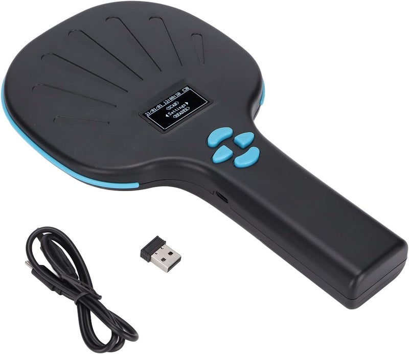 Tyenaza Barcode Scanner Wireless Handheld Animal Chip QR Code Scanner with Receiver Data Cable for Material Management - Image 1