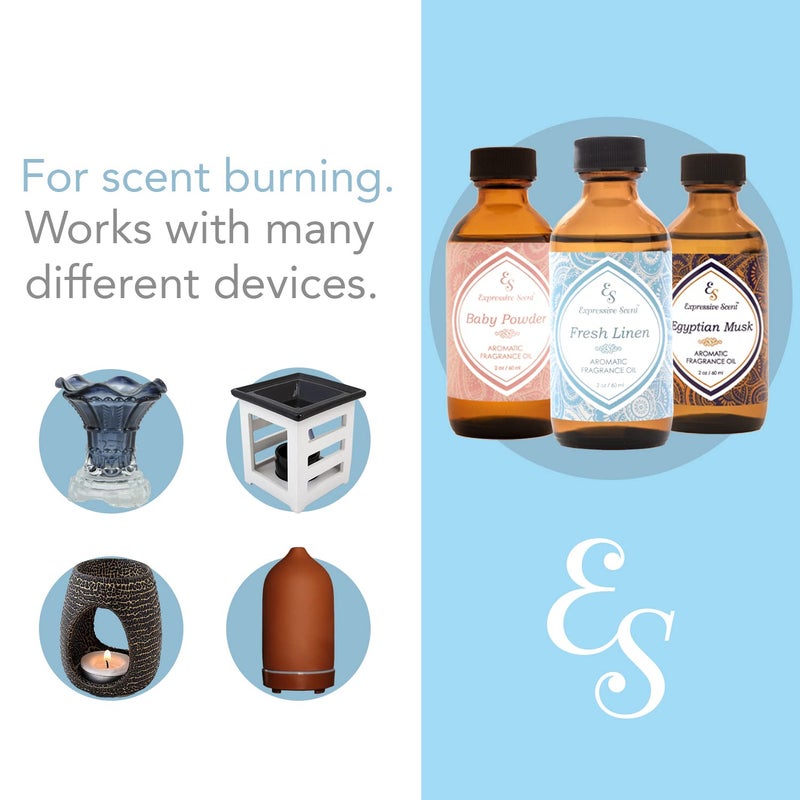 Expressive Scent عبوة واحدة من زيت العطر المنزلي المعطر برائحة الكتان الطازج 2 أونصة من إكسبريسيف سينت - Image 4