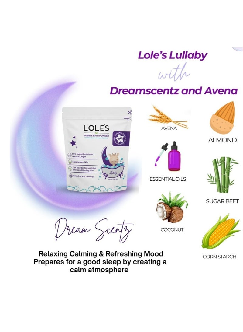 Lole's Baby Bubble Bath Powder Lavender Scented 100% Natural product, Chemical Free 500g - Image 4