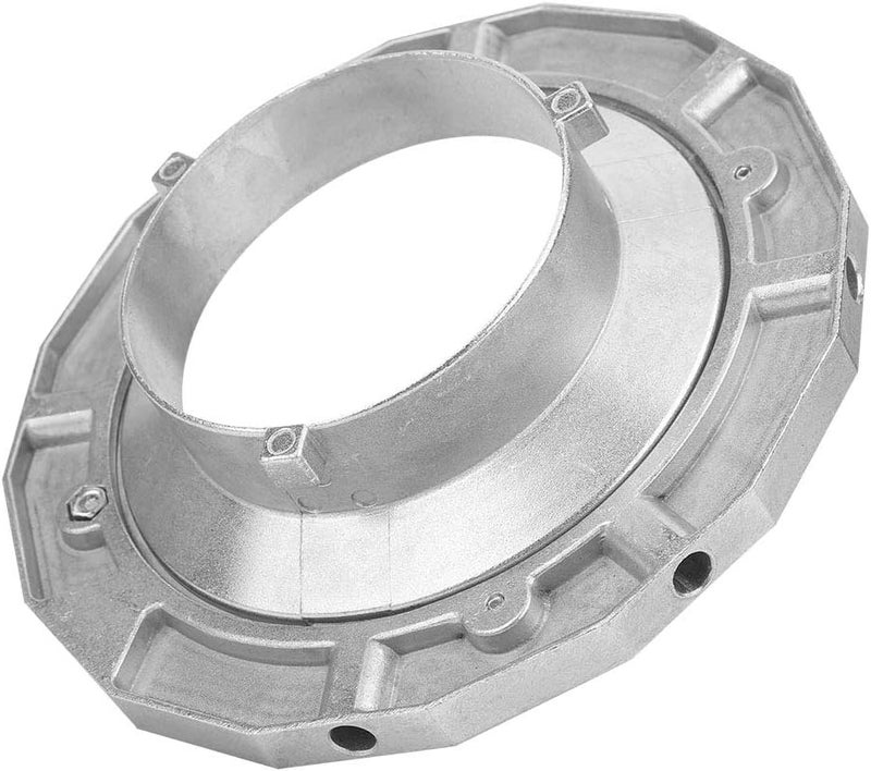 woobles Softbox Chuck, Softbox Flashlight Chuck Metal Chuck Adapter Photography Accessory for Bowens Mount Softbox - Image 1