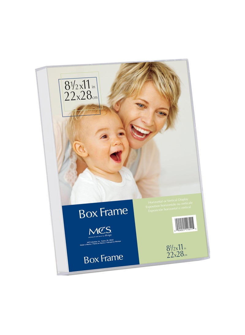 MCS MCS 85x11 Inch Clear Box Frame 11811 