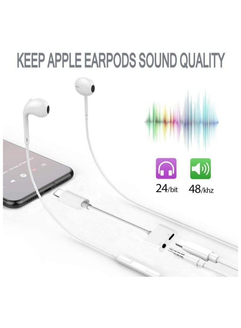 ELTRAZONE Headphone Jack Adapter for iPhone Car Charger 3.5mm Aux Earphone Audio Splitter and Charge Connector for iPhone 7/8/X/7 Plus/8 Plus/XS MAX  - Image 2