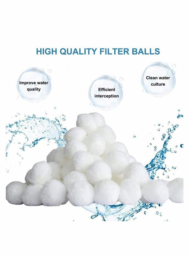 Excefore Filter Balls Poly sphere Reusable Filtration Balls Flow Clear Swimming Pool Water Alternative Filter Impurities 700g Alternative Filter Impurities 700g  - Image 5