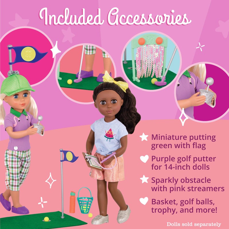 Glitter Girls â€“ Scores That Shine â€“ Mini Golf Set for 14-inch Dolls - Toys, Clothes & Accessories for Girls 3-Year-Old & Up - Image 3