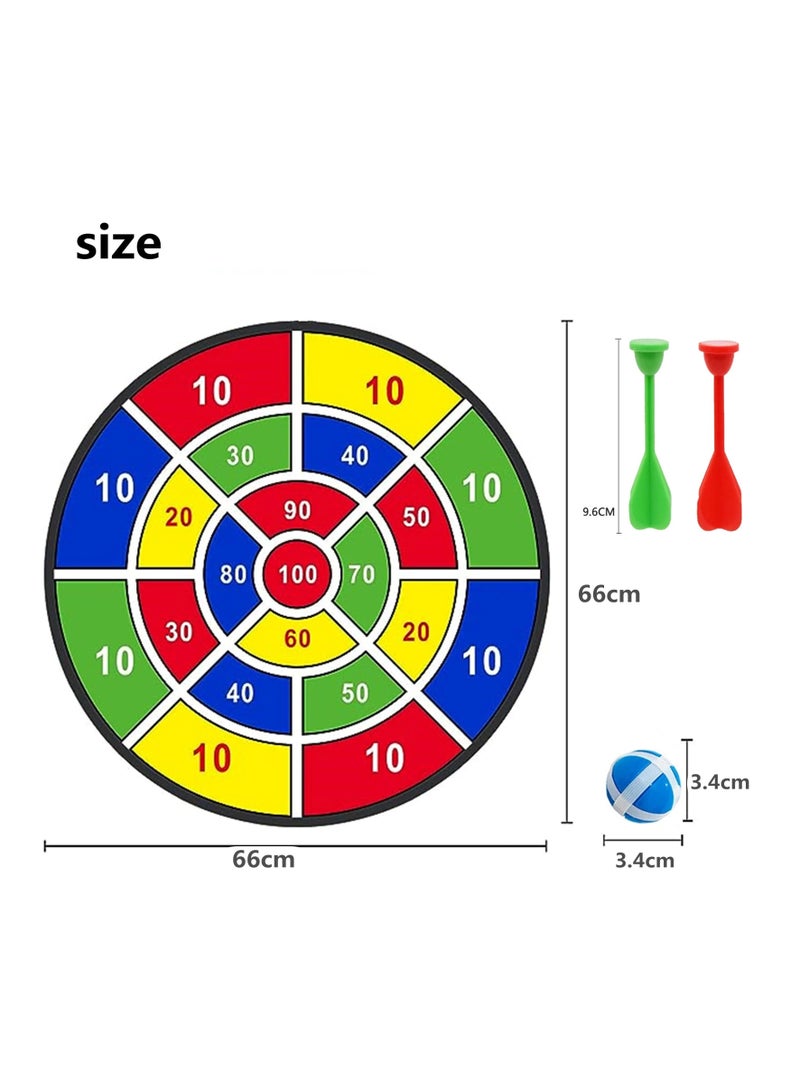 LEVGLAKE Kids Dart Board with 12 Sticky Balls Boys 6 Sticky Dart Toys Indoor Sport Outdoor Fun Party Play Game Toys Birthday Gifts - Image 3