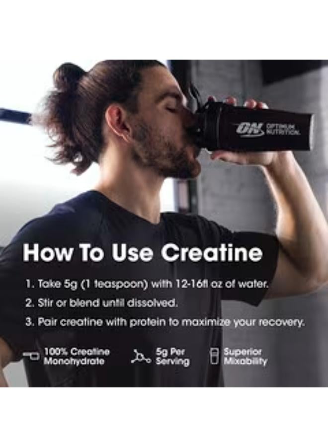 Optimum Nutrition Micronized Creatine Monohydrate Powder for Muscle Building Support - Unflavored, 300 Grams, 60 Servings - Image 4