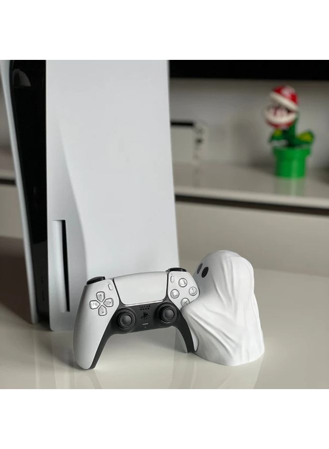 جهاز تحكم PlayStation 5 أبيض - حامل ألعاب بادي - بلاستيك متين مع قبضة مريحة - Image 3