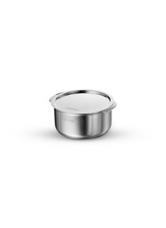 TRAMONTINA Tramontina Aeion Triply 16cm/1.6L Tope with SS 304 Lid | Healthy, Non Toxic | Extended Grip | Bhagona | Tapeli | Patila | for Boiling Milk/Water | NSF Certified | 10 Year Warranty*  - Image 1