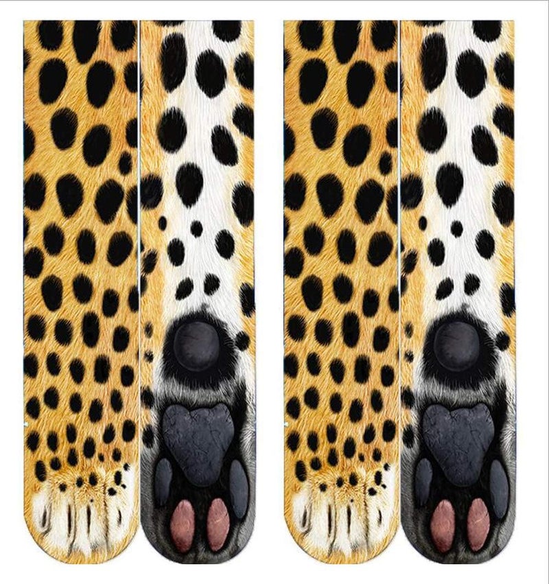 NDLBS Funny Christmas Gifts Novelty 3D Animal Paw Socks Stocking Stuffers for Adult Women Men Teens Gag White Elephant Gifts - Image 1