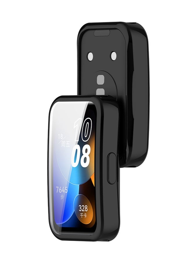 HL-Tech TPU Shockproof Screen Protector Cover Case for Huawei Band 8/Band 9/Band 10 Black - Image 2