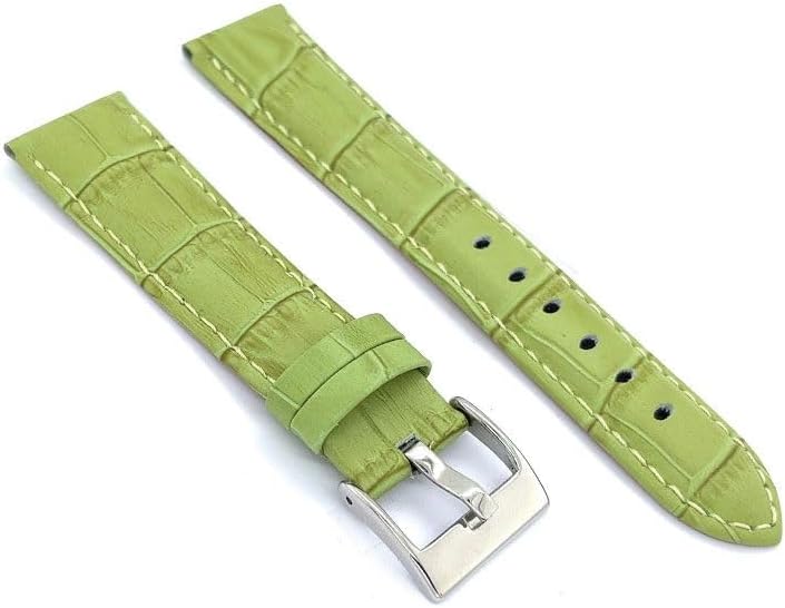 diloy Uhrenarmband aus leder mit Krokodil-Prägung, Kroko 14 mm, 16 mm, 18 mm, 20 mm, 22 mm, 24 mm, 26 mm, 28 mm, 30 mm, Ref. 368 - Image 1
