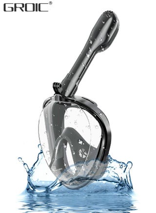 Full Face Snorkel Mask for Adults with Latest Dry Top System, Foldable 180 Degree Panoramic View Snorkeling Mask with Camera Mount, Safe Breathing, Anti-Leak&Anti-Fog, Adjustable Straps - pzsku/Z263468D2F1E6ED229EA9Z/45/_/1689323580/c636c9b4-804b-46ed-a965-9c3f524e0b49