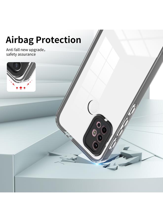 إيروريكس جراب لهاتف Motorola Moto G20 3 في 1 جراب هاتف شفاف من مادة TPU بلون إطار الكمبيوتر الشخصي - Image 3