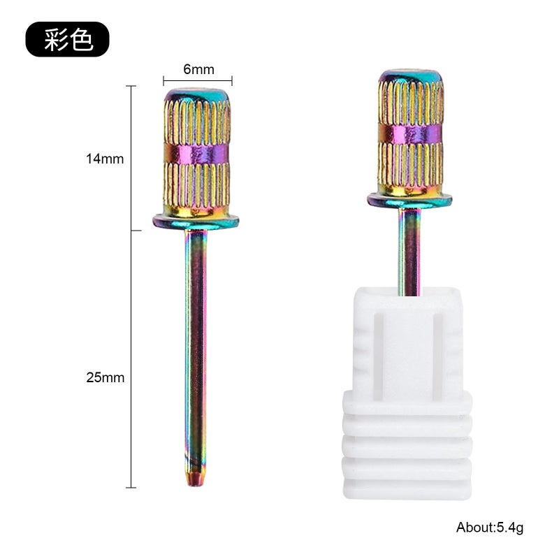 Nail Drill Sanding Band Mandrel 2.35mm Gold/Silver Color Sanding Band Shaft for Nail Art Tools