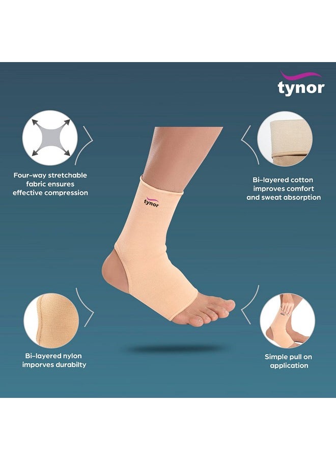 Tynor Anklet Beige Xl Pack Of 2  - Image 3