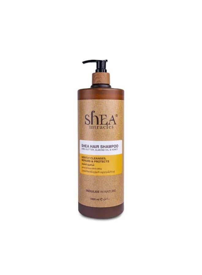 Shea Miracles Hair Shampoo Almond Oil & Honey  1 L
