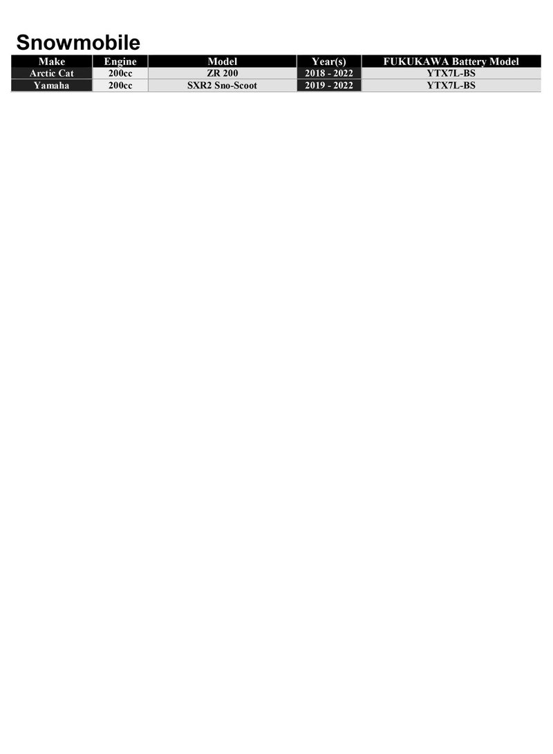 FUKUKAWA YTX7L-BS 12V 7Ah Motorcycle Battery with 6 Pack Electrolyte Conventional Lead Acid Refillable Power Source for Motorcycles Scooters ATVs and Dirt Bikes - Image 3