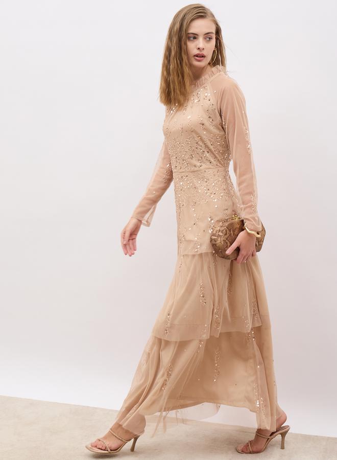 Styli Tiered Tulle Dress  - Image 1