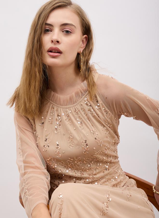Styli Tiered Tulle Dress  - Image 4