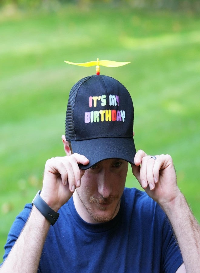 GOOFBALLS Novelty Propeller Hat – Funny Birthday Party Hat for Adults & Kids, Colorful Spinning Beanie Cap for Laughs & Celebrations - Image 5