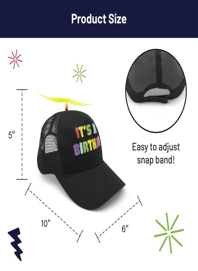 GOOFBALLS Novelty Propeller Hat – Funny Birthday Party Hat for Adults & Kids, Colorful Spinning Beanie Cap for Laughs & Celebrations - Image 2