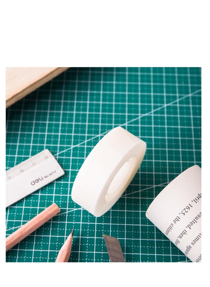 Deli - 12-Piece Deli Invisible Office Tape, 33 Meter Length X 18 mm Width - Image 1