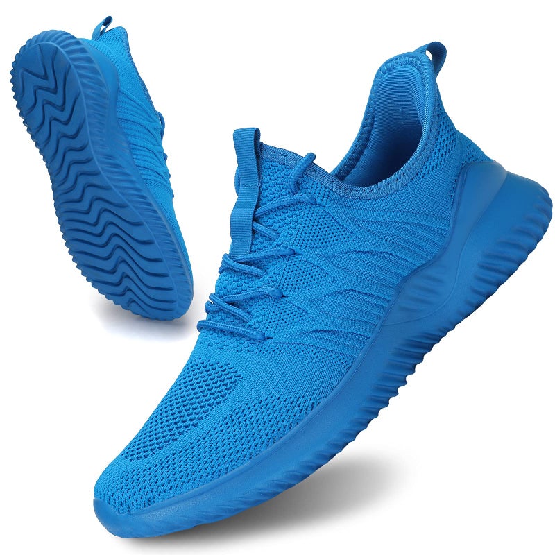 Socviis Mens Slip On Running Shoes Athletic Walking Trainers Lightweight Breathable Mesh Tennis Sneakers - Image 1